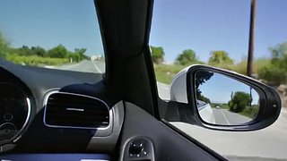 Slutty brunette teen sucks and fucks his best friend
