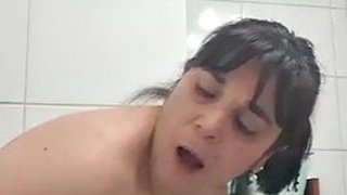 My son's friend was in the shower, he put it on me hard and fast and was recording me