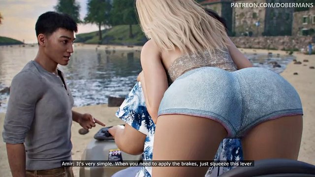 Dobermans Mia Episode 9 Unfaithful Whore Fucking Hard on the Beach with Her Lover with Her Open Ass Full of Cum Gap