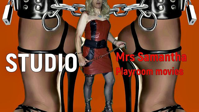 Mistress Samantha uses her high heels and fist on Sloerie Els for anal pleasure