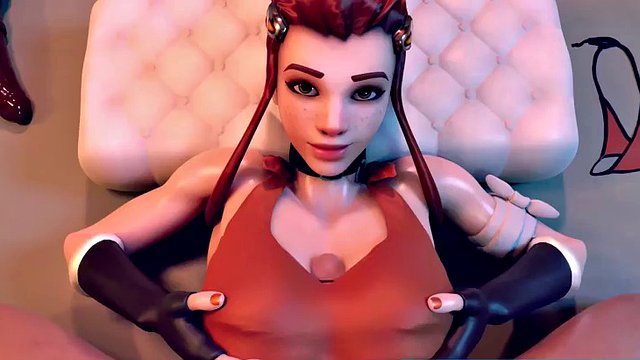 cute girlfriends enjoyed a big cock 3d cartoon compilation