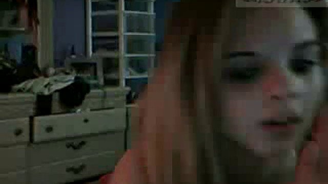 captured stream from live teen home webcam video