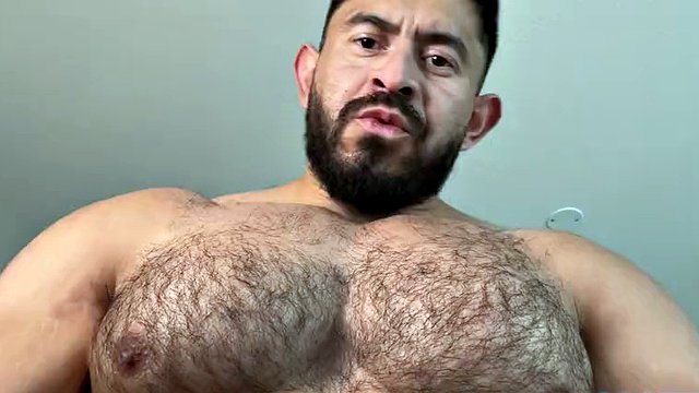 Muscle god rips off his shirt