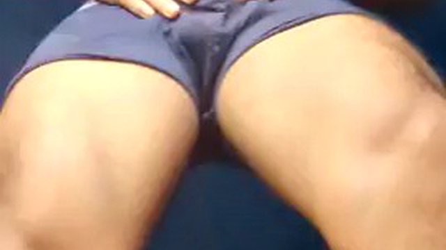 Handsome, athletic, sexy stud strokes his cock and shows off his sexy ass