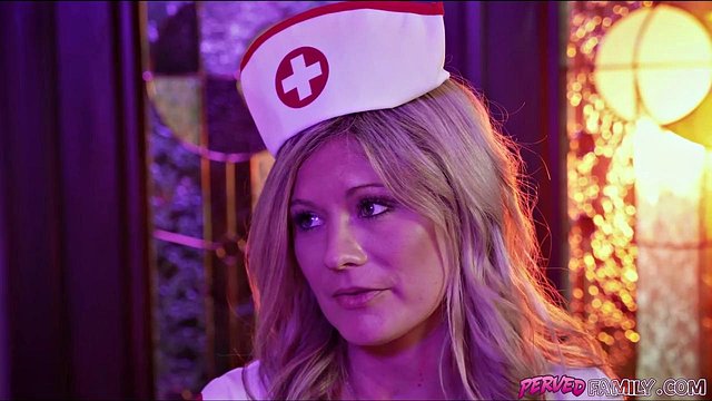 Big Tits Blonde Nurse Halloween Hardcore Pounding