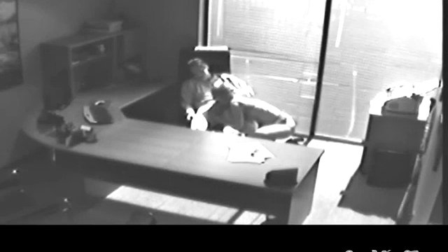 Dirty office whore fucked by the boss man