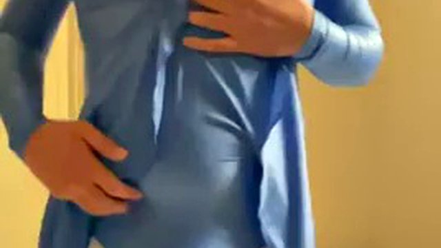 Crossdresser fills leotard with pasta sauce and piss