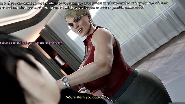 Dr. Harleen Quinzel - 3d hentai, anime, 3d porn comics, sex animation, rule 34, 60 fps - PervertMuffinMajima
