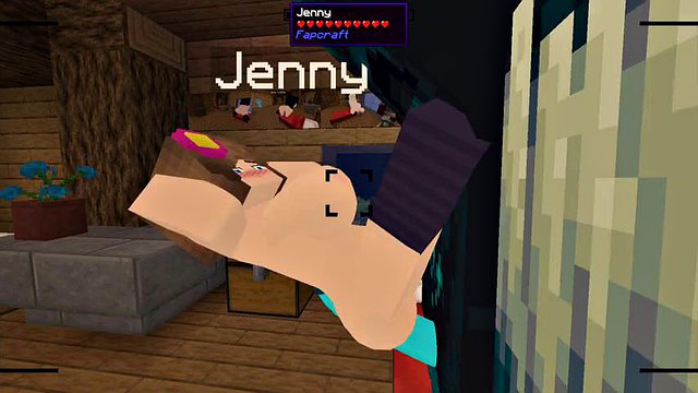 The Jenny mod Fapcraft Minecraft - Its jenny and she is getting fucked by the warden and his massive cock