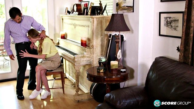 Teen Hannah Hays Takes It Up the Ass on the Piano