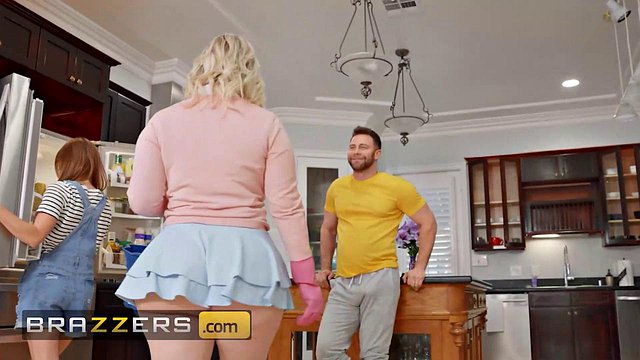 BRAZZERS - Seth Has No Chance Of Resisting Blonde MILF Jenna Starr's Big Beautiful Tits And Juicy Ass