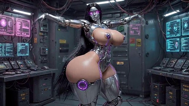 Pulchny seks-robot hentai Animategolden ujeżdża ogromnego kutasa na jeźdźca