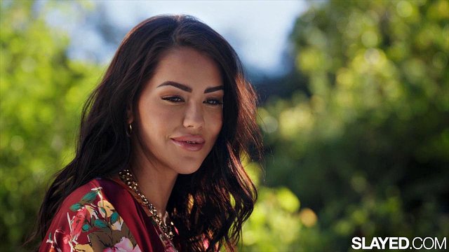 Allie Nicole & Alina Lopez Soak Up Soaking Wet Lingerie Lesbian Play