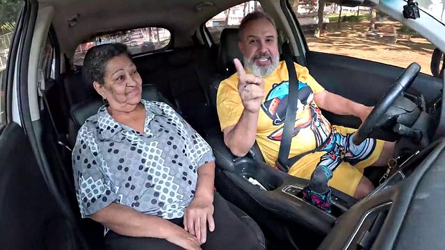 At 73, Dora Rodrigues Grabs Car Ride as Brazil's Oldest Actress and Bends Over for Ted'
