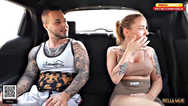 Big-Tits Blonde Kira Stone's Public Blowjob Cowgirl Ride