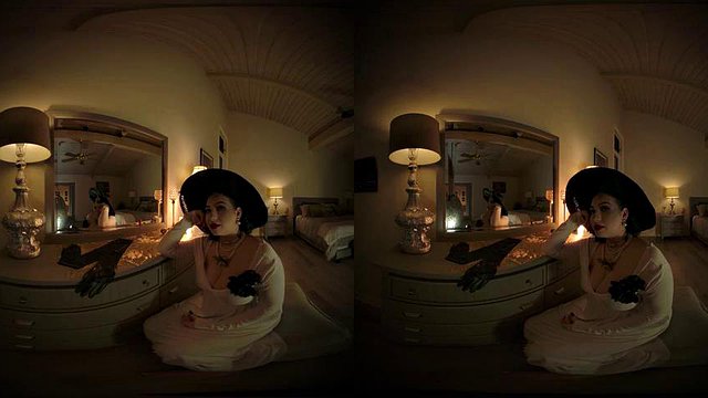 레지던트 이블 vr: 베이브, 스트립챗 및 갈색 머리 포르노