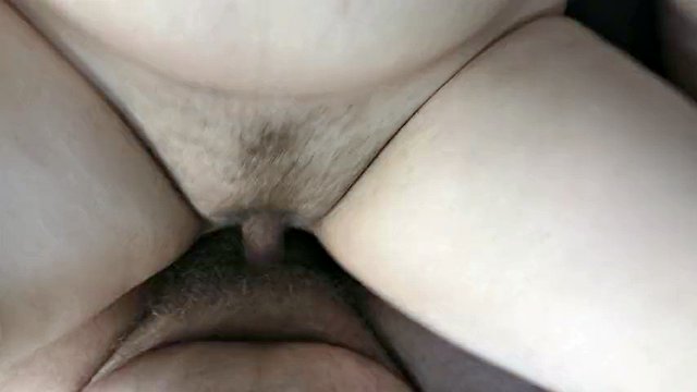 POV: Breeding sex without a condom with a hot and hairy woman! She gets a big creampie in her pussy - Milky Mari