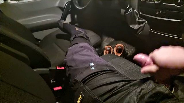 Pissing and Cumming in my truck