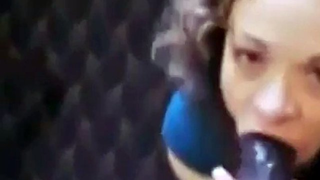 Hot and eager redhead slut gives awesome BBC deep throat blowjob and takes cum in mouth