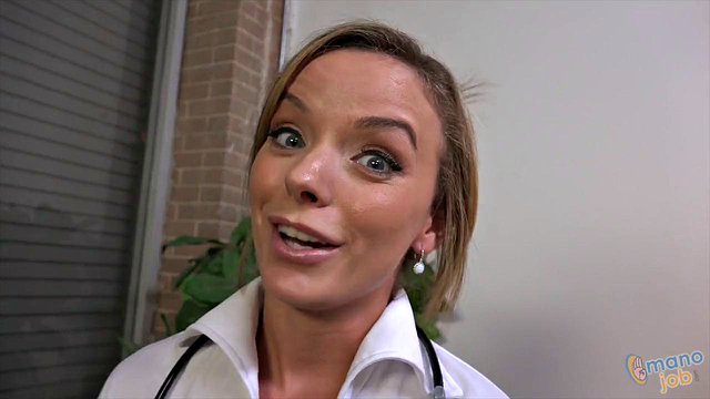 Pristine Edge Blonde Nurse Handjob
