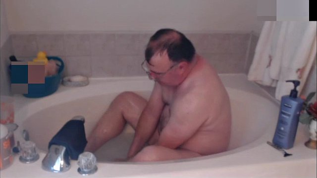 Daddy in bathroom