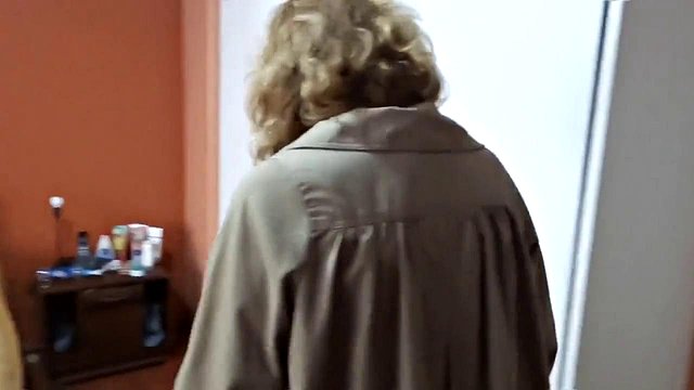 My beautiful stepmother comes home from work very horny and masturbates for me