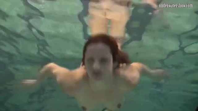 Ivetta and Katka and Barbara hot lesbians underwater