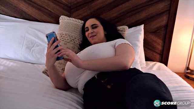 Milly Marks Big Tits Striptease and Solo Masturbation