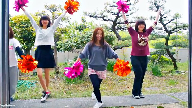 Cheer dance baton practice