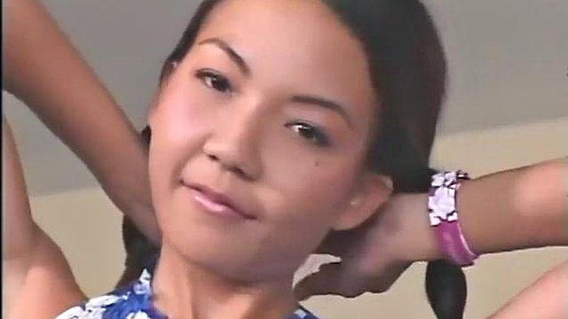 Ass fucked teen slut bends over for hard fucking