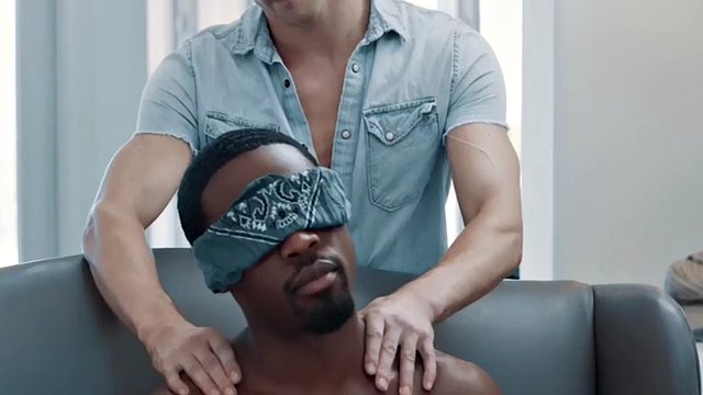 Stud drilling bf in interracial couple after getting blown