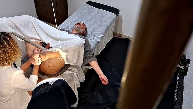 He went to the doctor to have his prostate examined, but the doctor stuck the strapon in his ass
