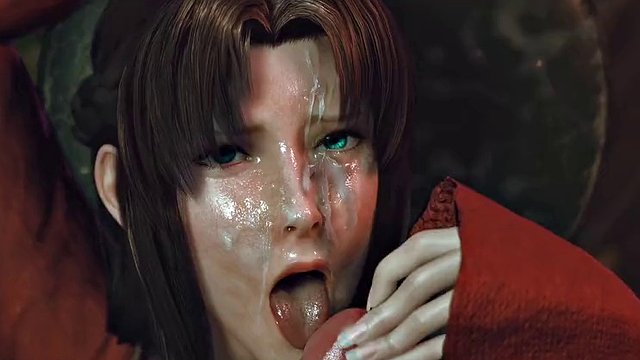 Final Fantasy Aerith experimenta o máximo em prazer oral