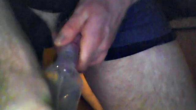 Dick And Balls With Rings Cochead Vacuum Milking Suck Game With Small Bottle