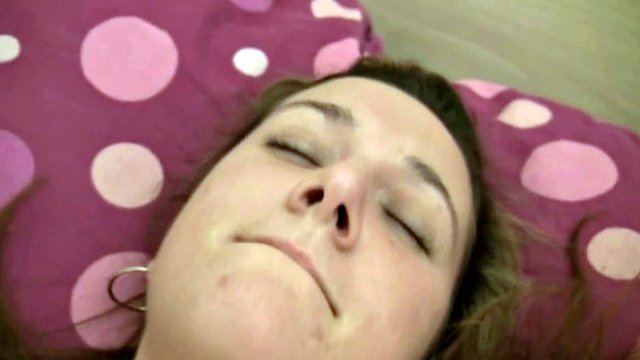 homemade teen neighbor pussy fucking with  a huge dildo