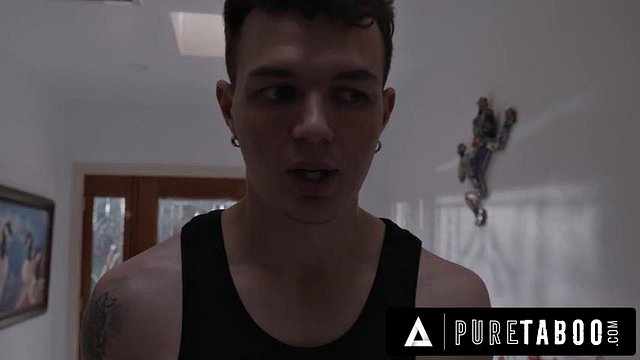 PURE TABOO Housewife August Skye DRAINS Local Boy & Her Husband Of Cum After Infected By A Spider!