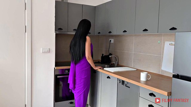 Brunette Stripteases Big Tits in Dhurandhar XXX Bollywood Fantasy