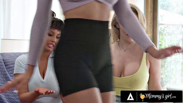 MOMMY'S GIRL - MILF Penny Barber's Yoga Leads To Wild Threesome With BFFs Ryan Keely & Daisy Fuentes