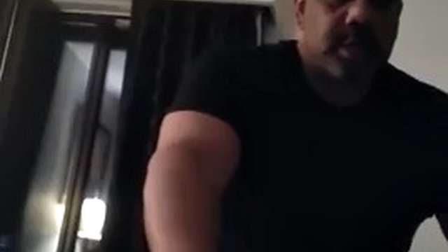 Fuck my ass, daddy! Mature BBW sub slut Kittenbritches sucks dildo while getting rough anal from BBC
