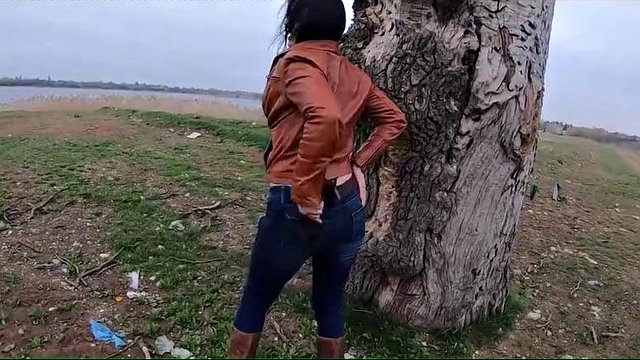 Beautiful Sugar Babe Tight Jeans Teasing and Kinky MILF Games with Mega Orgasm in Bathtub at Home While Smoking