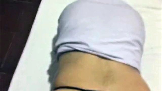 Fucking Fat Mexican Nalgon in a Woman's Thong