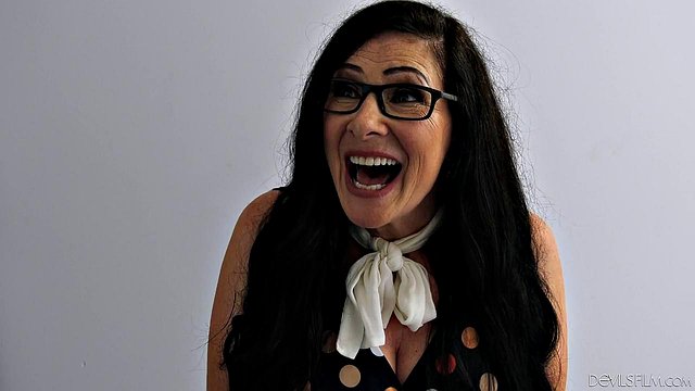 Alexandra Silk and Horny Brunette Grannies Fuck