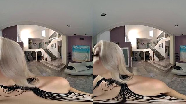 vr with hot blonde: Blowjob, Doggy & Cowgirl Porn