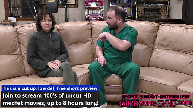 Dr. Tampa pierces Brooklyn Rossi's urethra with the sound of surgical steel. Courtesy of GirlsGoneGynoCom