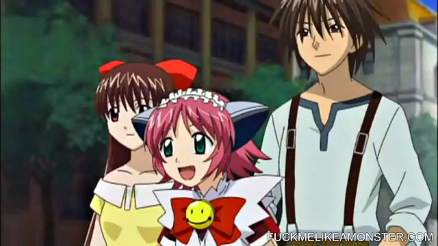 Doggy style anime teen takes a hot load