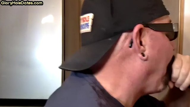 IR Amateur Gay Gloryhole Daddy Ass Fucked After Sucking Cock