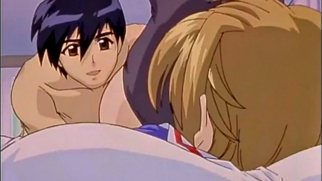 Hentai scopa una giovane fino all'orgasmo mentre rimbalza sul cazzo