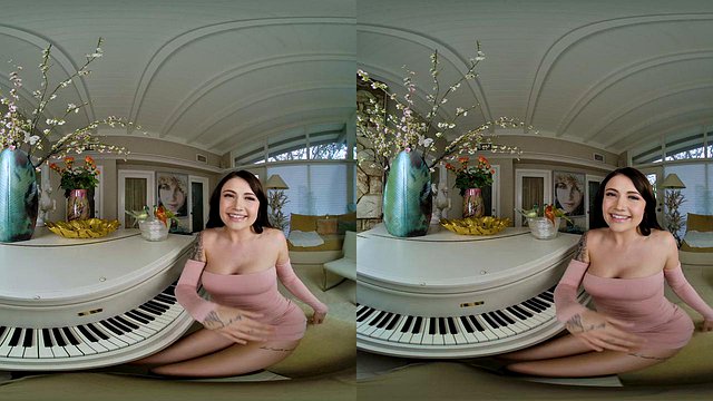 Hot Babe Adria Rae Is Set To Fuck Her Piano Tutor
