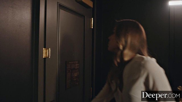Naughty Avery Cristy Spanked and Disciplined by Lesbian Stranger