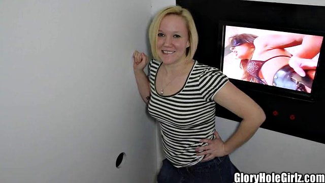 Puffy Nipple Blonde Bitch Boner Fucker Sucker Facial Blasted Sperm Glory Hole Whore!